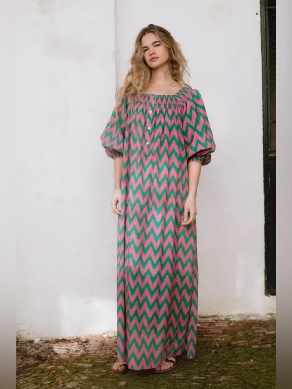 Sonmer SIMONA DRESS ZIG ZAG Size M NWT $255